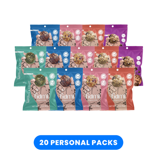 Fidmi PB Personal Pack assortment, box of 20 — all five flavors