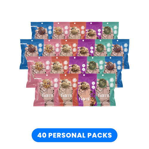 Fidmi PB Personal Pack assortment, box of 40 — all five flavors