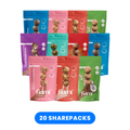 Fidmi PB Sharepack assortment, box of 20 — all seven flavors